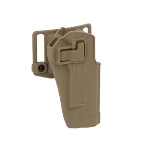 Quick-Draw Pistol Holster with Locking Mechanism for 1911 - Tan [CS]